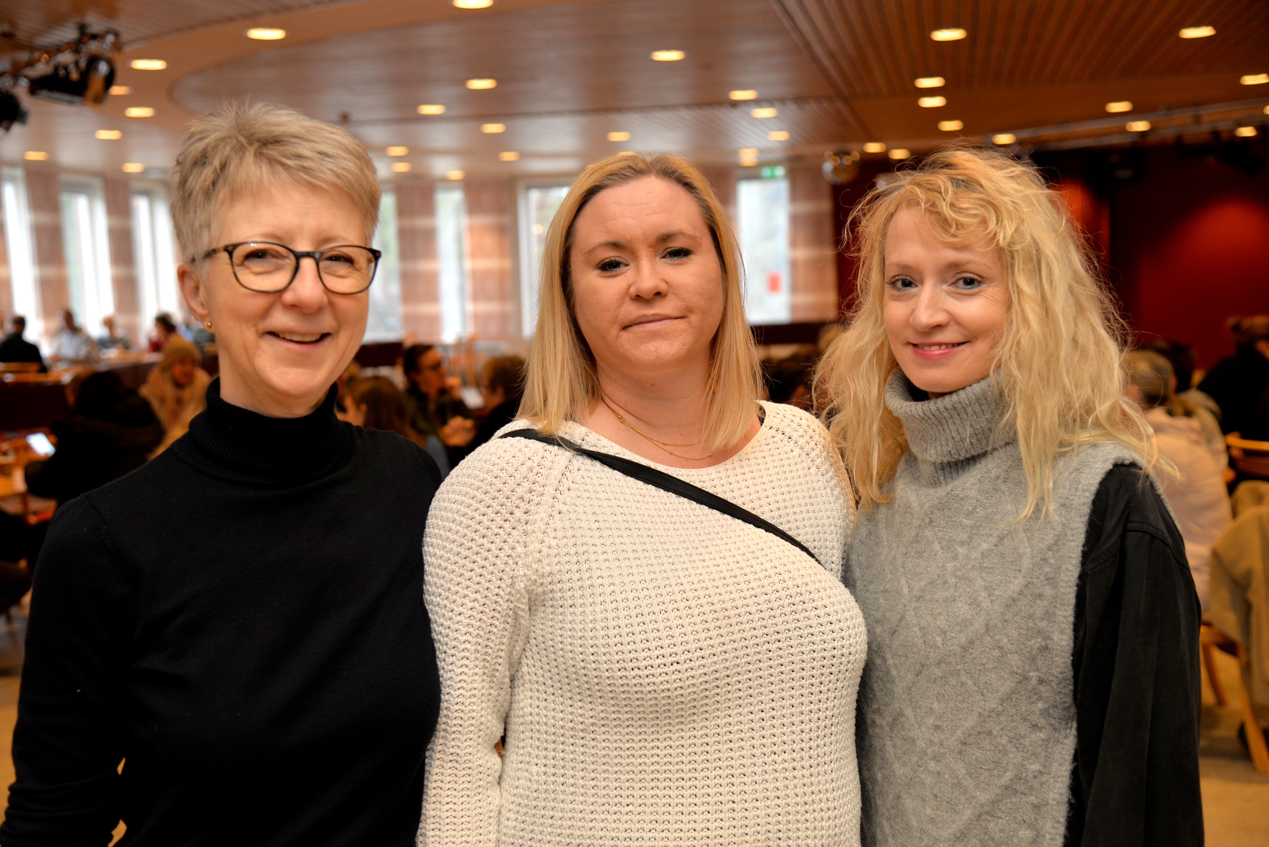 Ingmari olavi, Katarina johansson och Linda Remahl, friskvårdsdag för kommunanställda