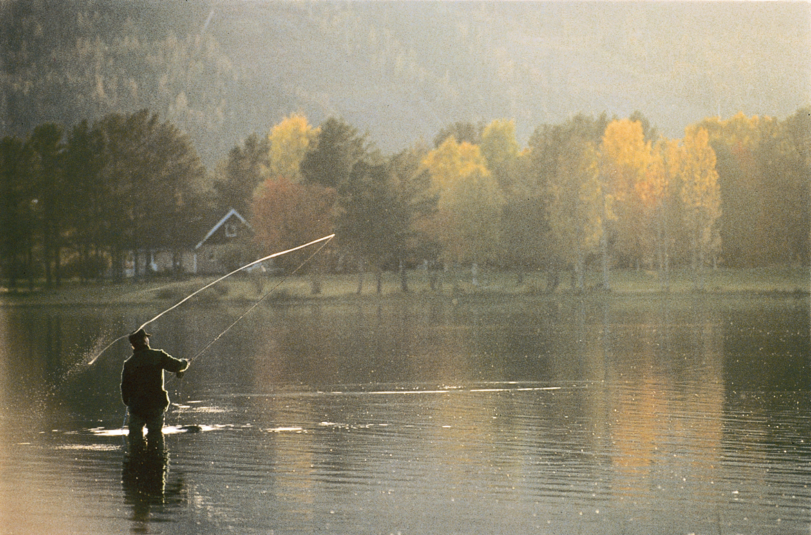 Höst, fiske, flugfiske, Nybban, Nyborgstjärnen, Erik Lundberg,