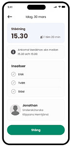 Relate-app, anhörig-app