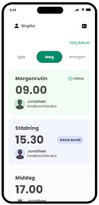 Relate-app, app, anhörigapp