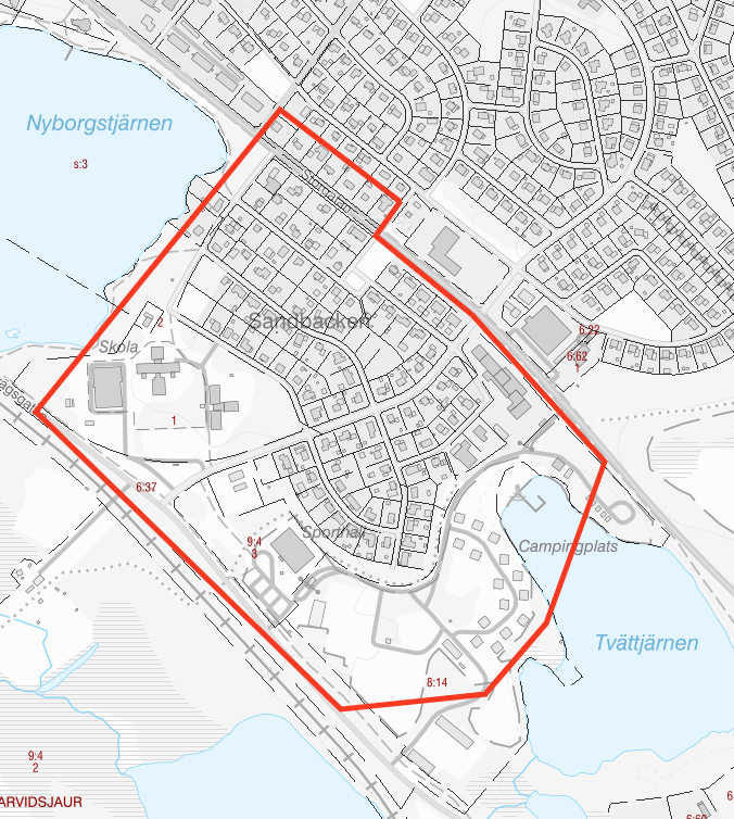 sandbacken vattenavstängning