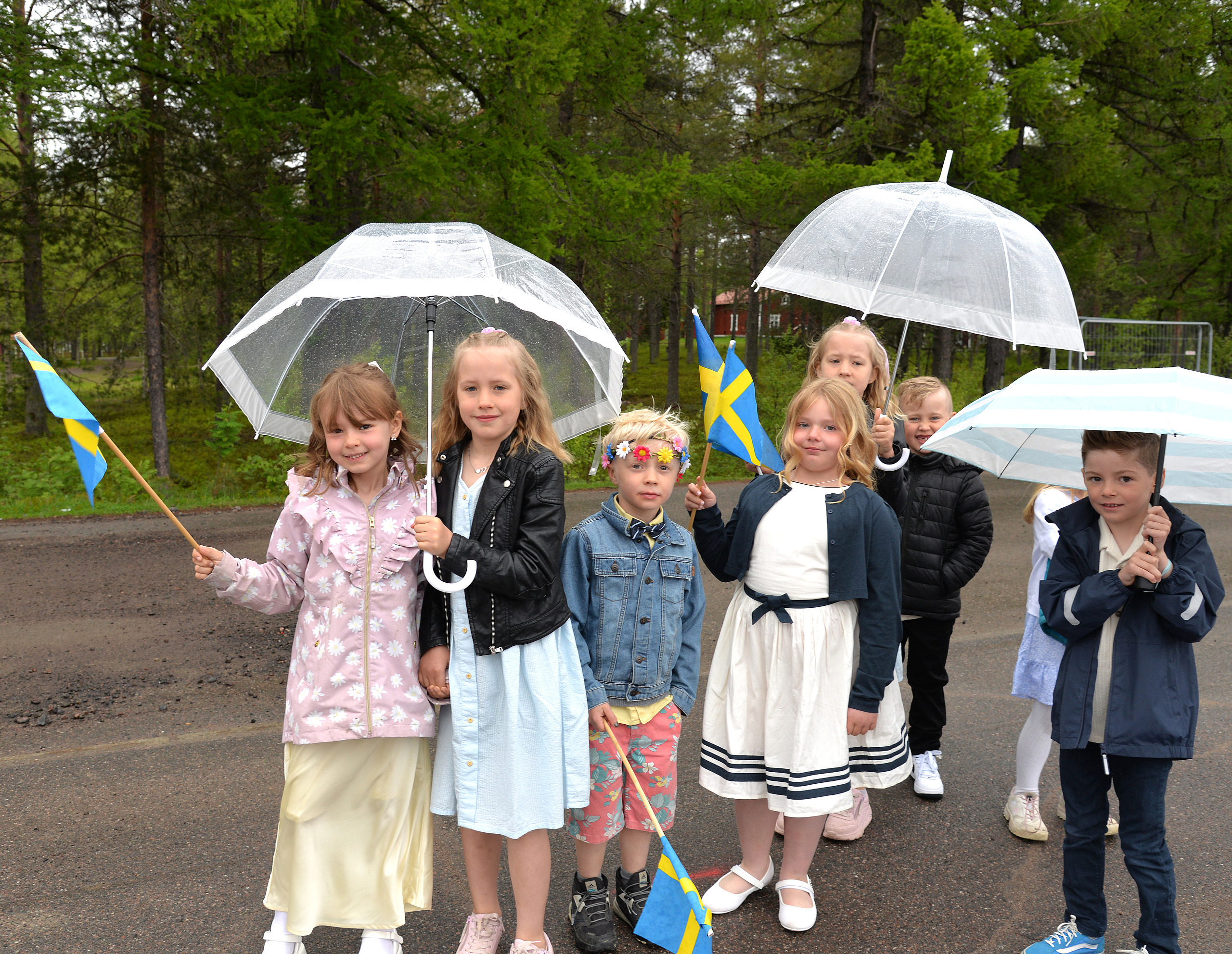 Förskoleelever, skolavslutning