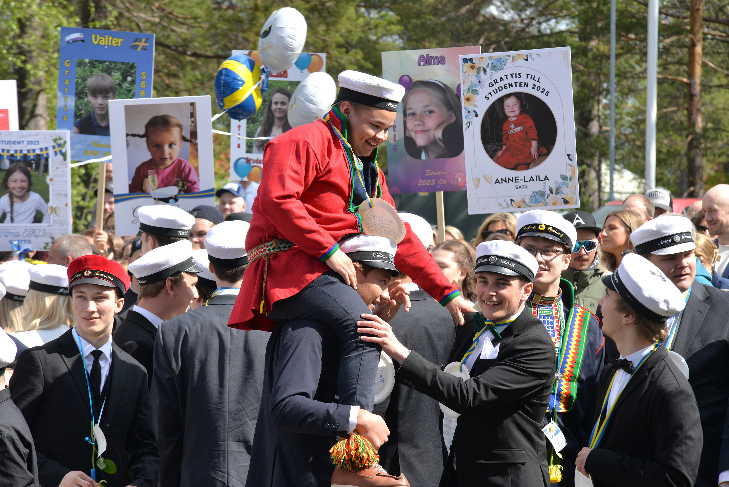 Utspring, studenter, Sandbackaskolan