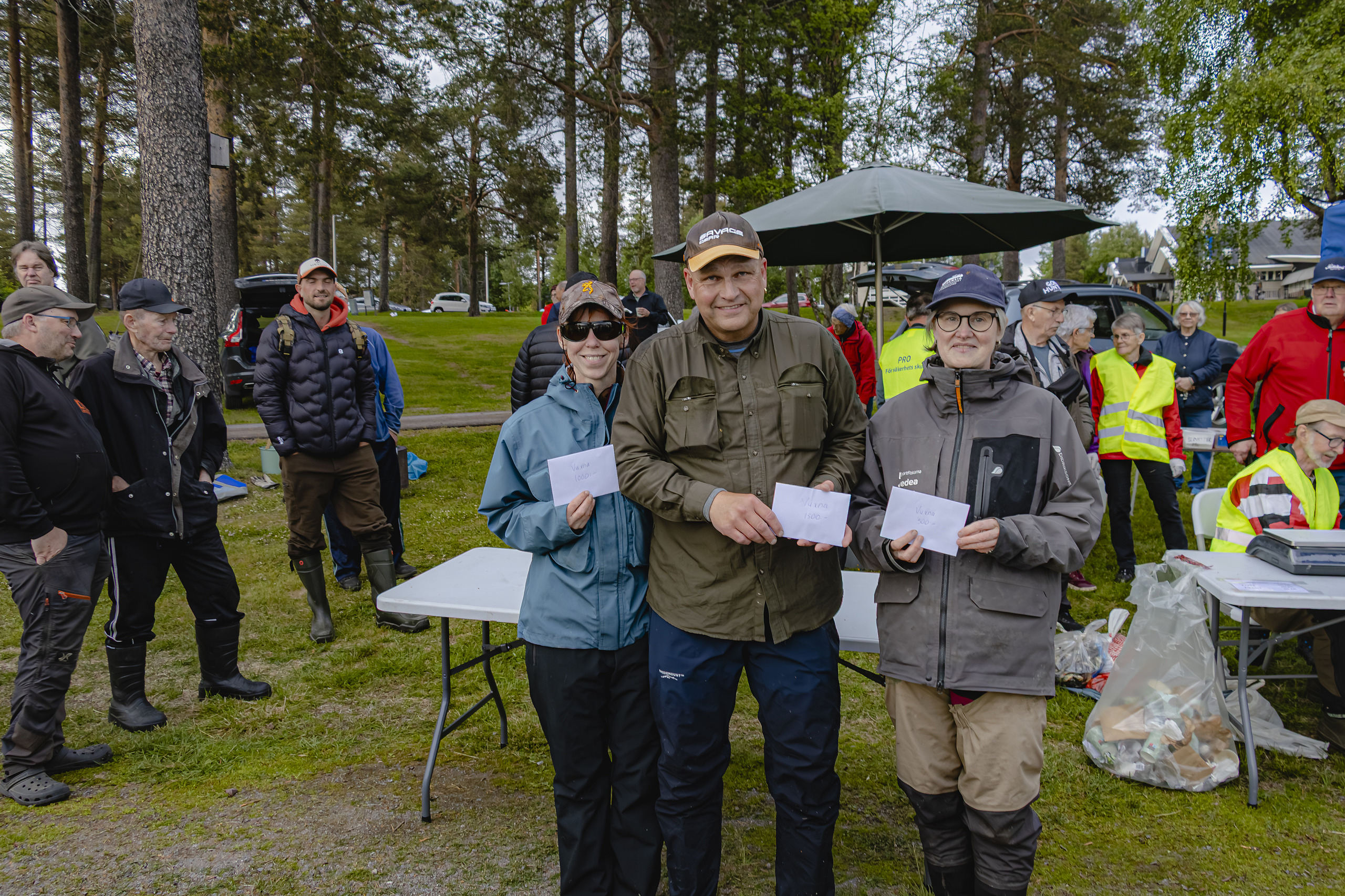 Fisketävling PRO Seniorer 1 Steve Björk 2 Annica Jonsson 3 Kristina Muller Jonson Juniorer 1 William Sandström 2Gustav Öman 3 Harry Lundgren