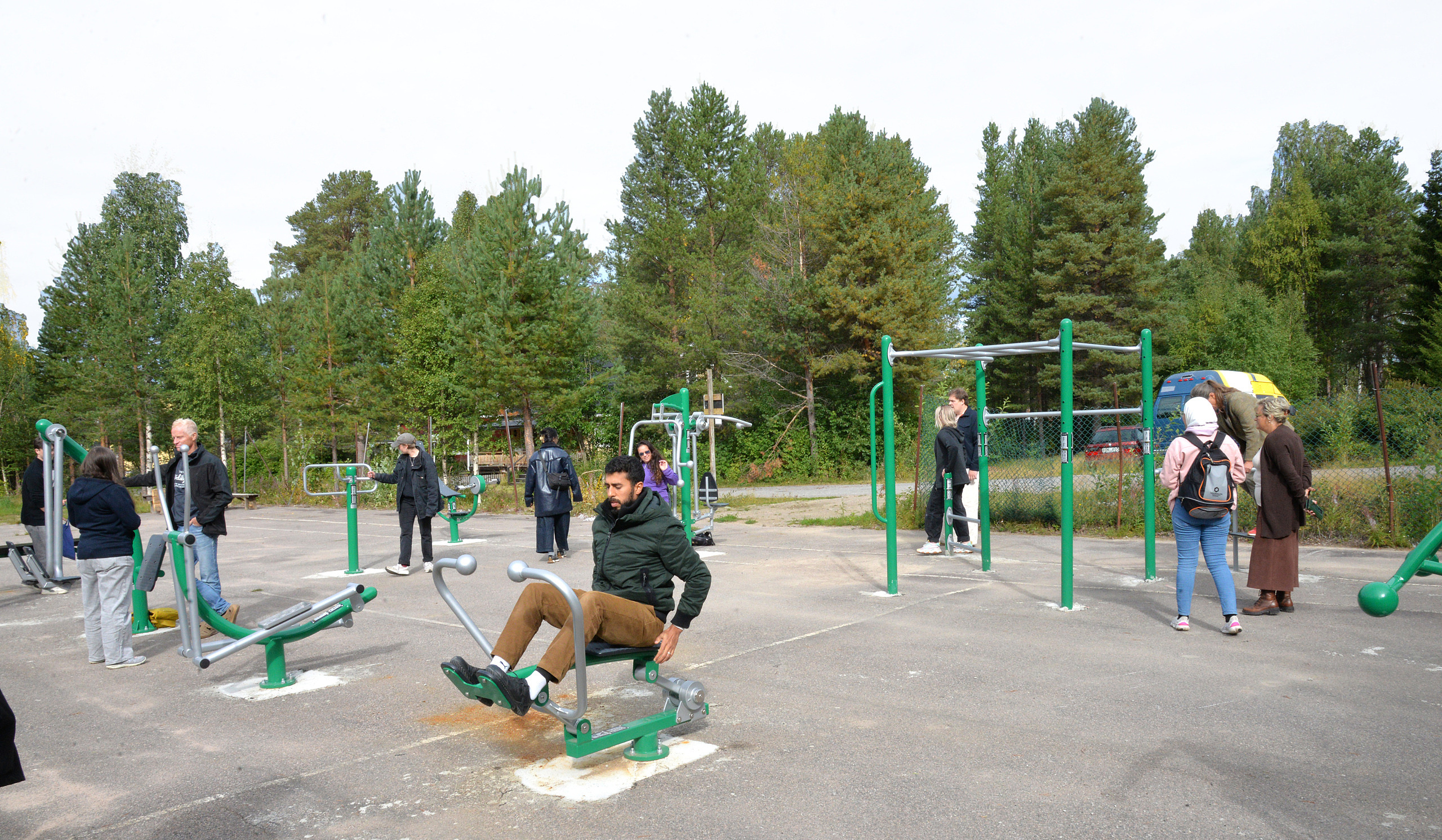 Moskosel, utegym,