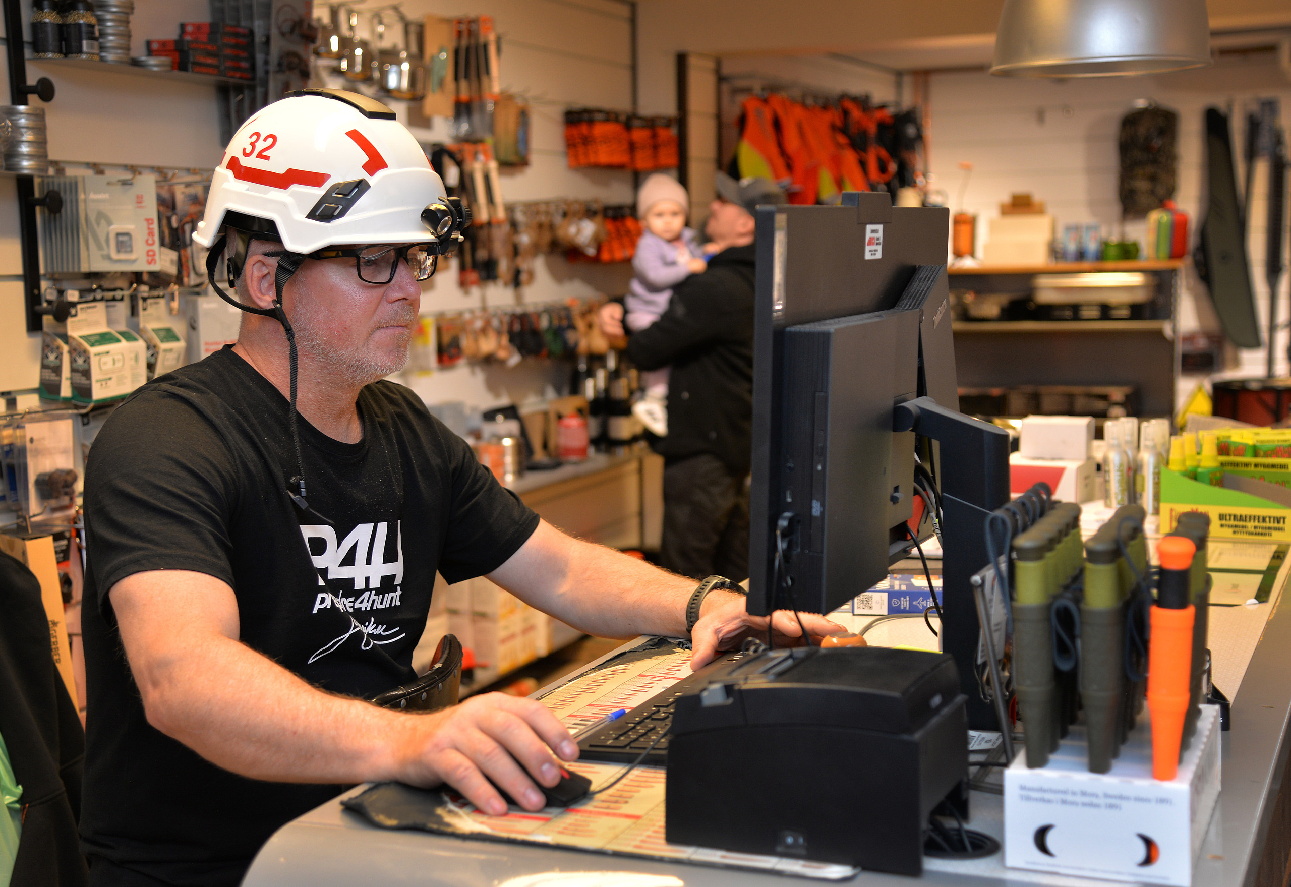 Johan Lindmark, Brandman på jobbet, kampanjdag, Arvidsjaurs Vildmarkscenter