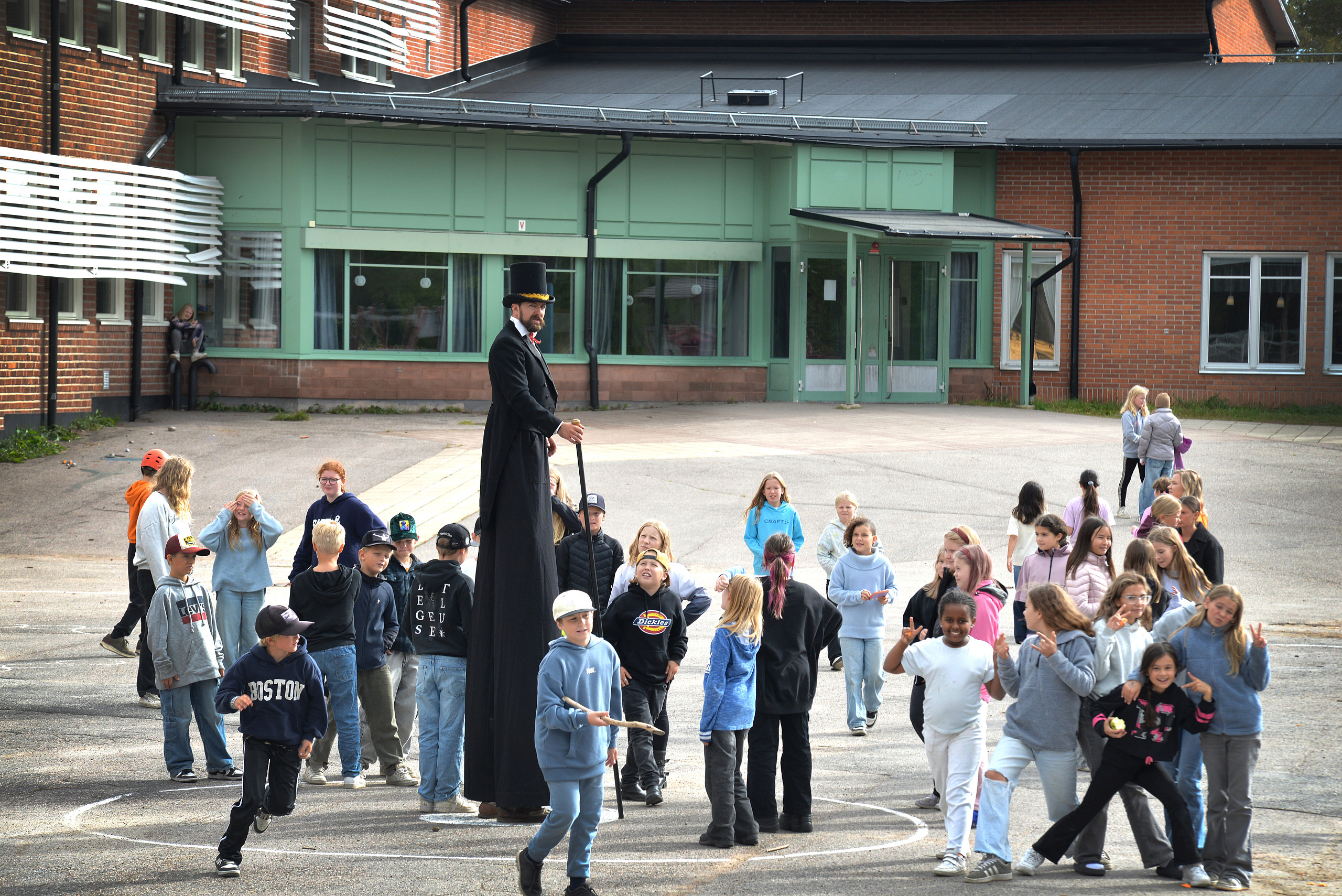 Nordcirkus, skapande skola, Berättartält,, peka, Ringelskolan, elever, evenemang,