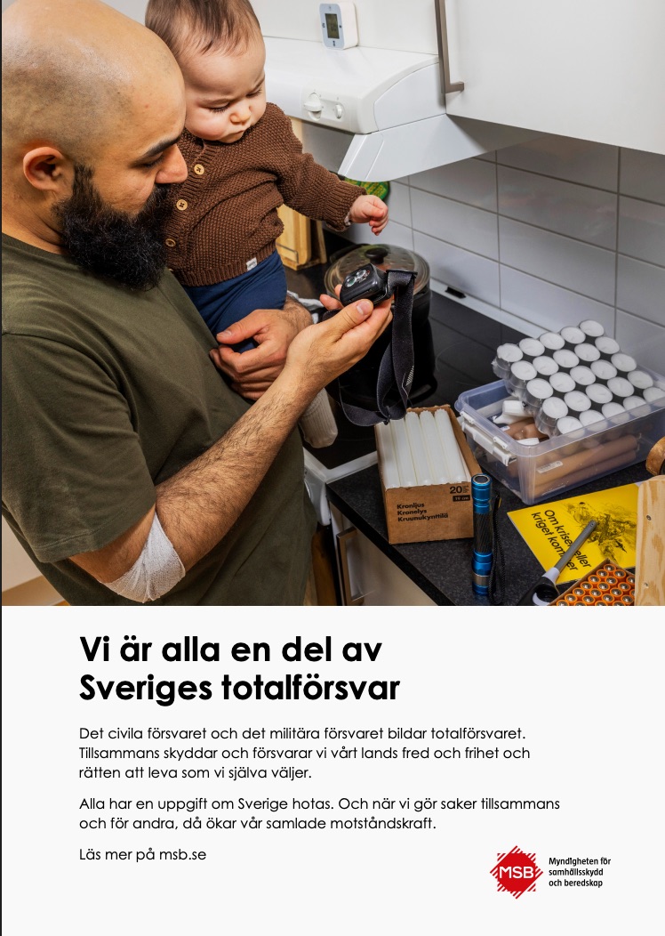 Vi är alla en del av Sveriges totalförsvar