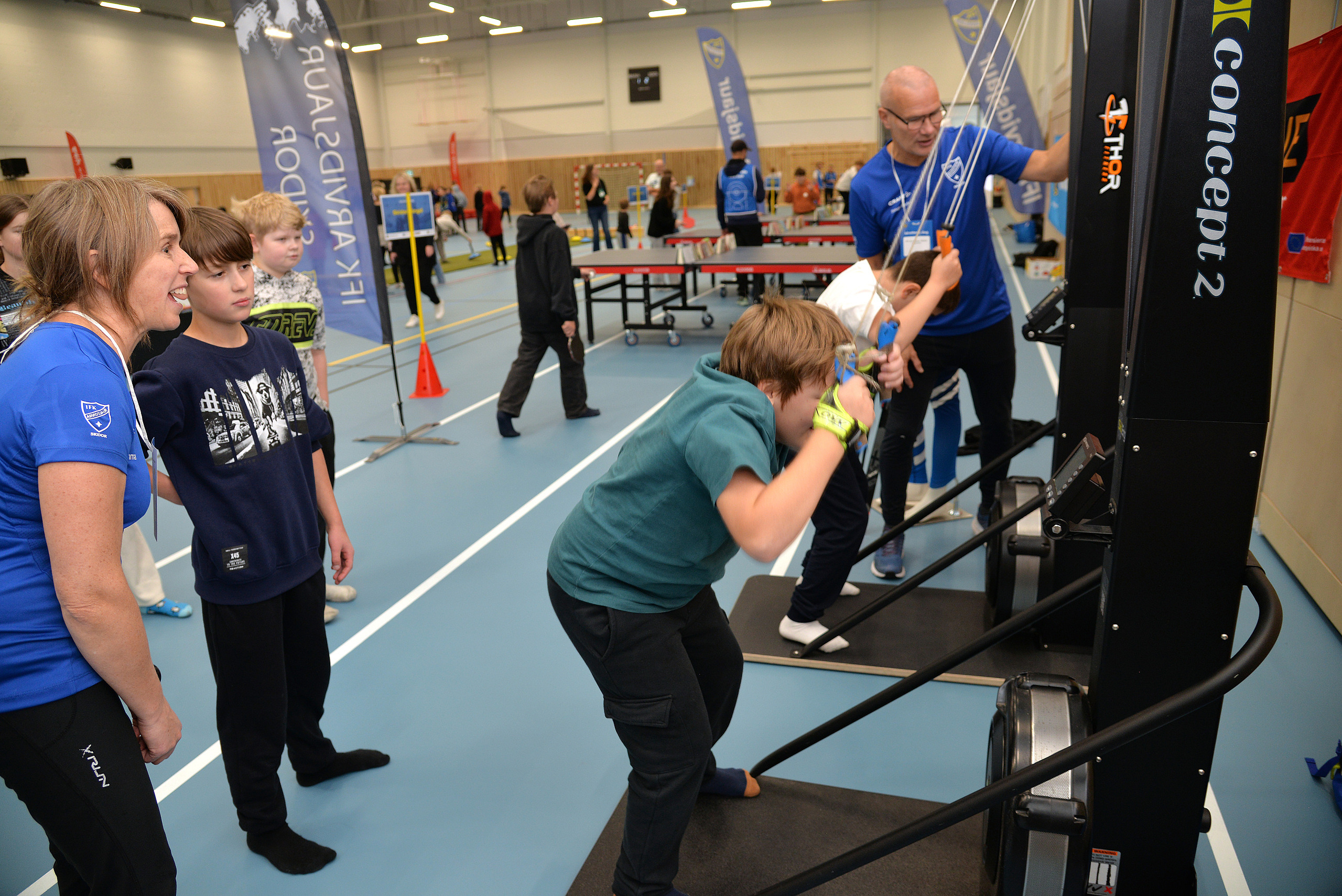 Idrottens Dag, sporthallen, Sisu Norrbotten,
