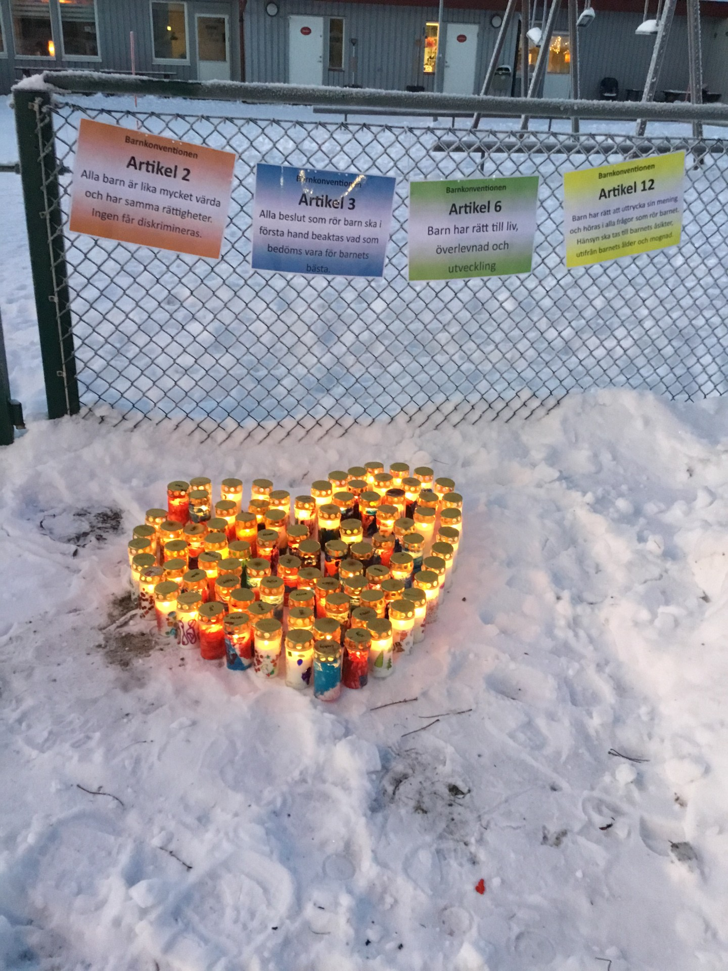 "Förskolorna i Arvidsjaur uppmärksammar barns rättigheter