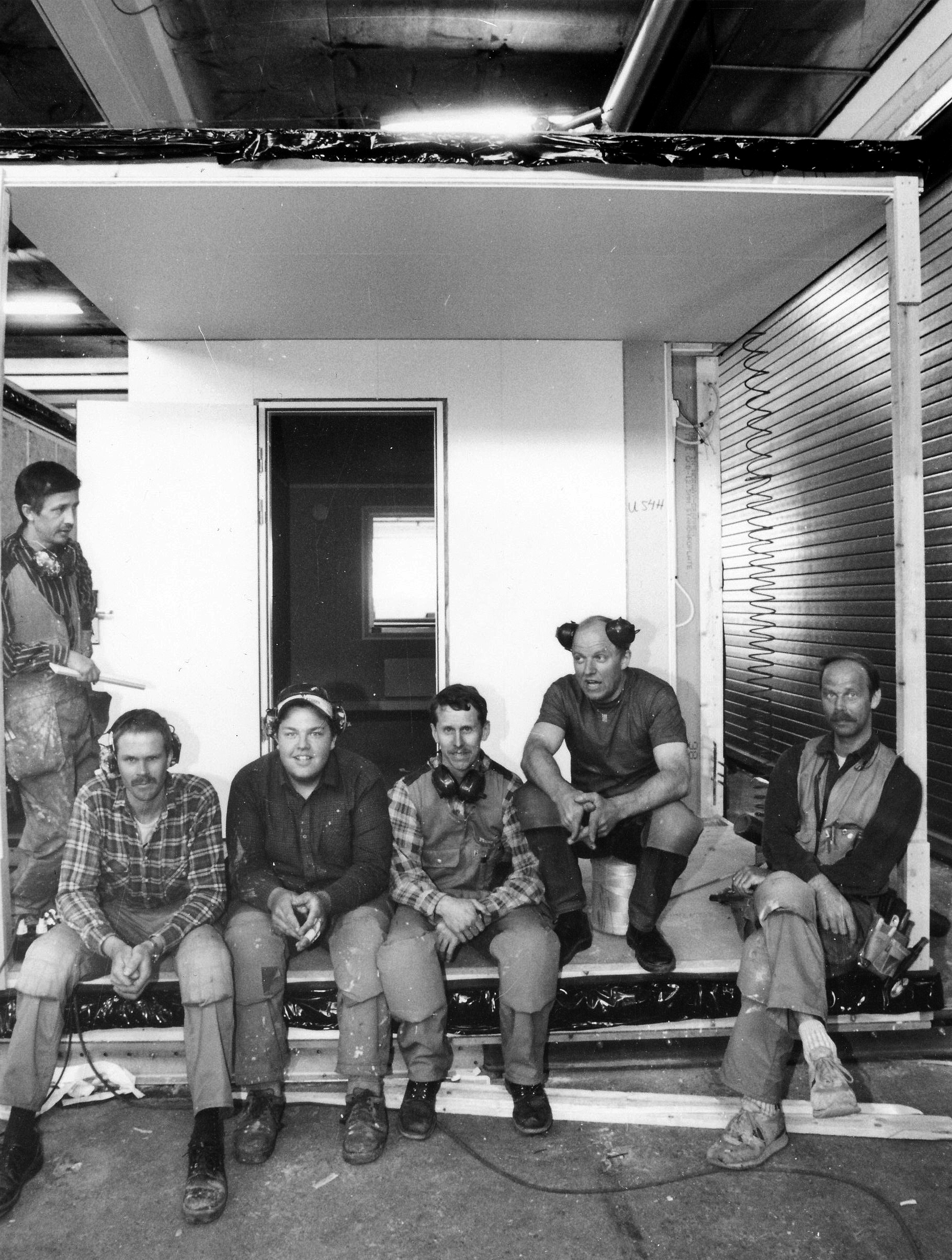 Byggandet av äventryrsdel i Cantrumbadet, 1994